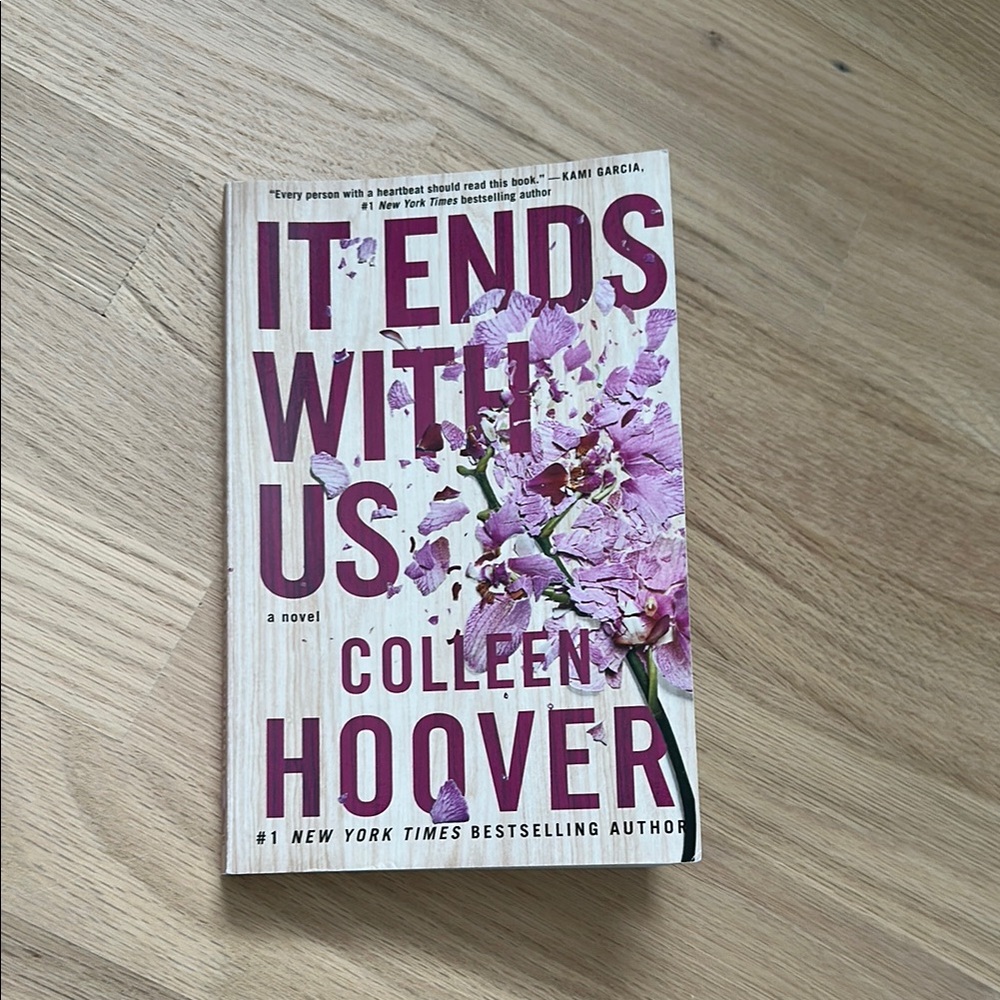 'It Ends With Us' Book with Purple Accents